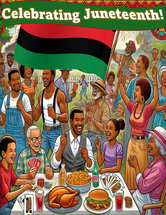 Juneteenth Coloring Book - Adults